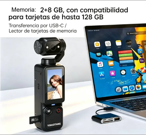 Memoria 2+8 GB y transferencia USB-C