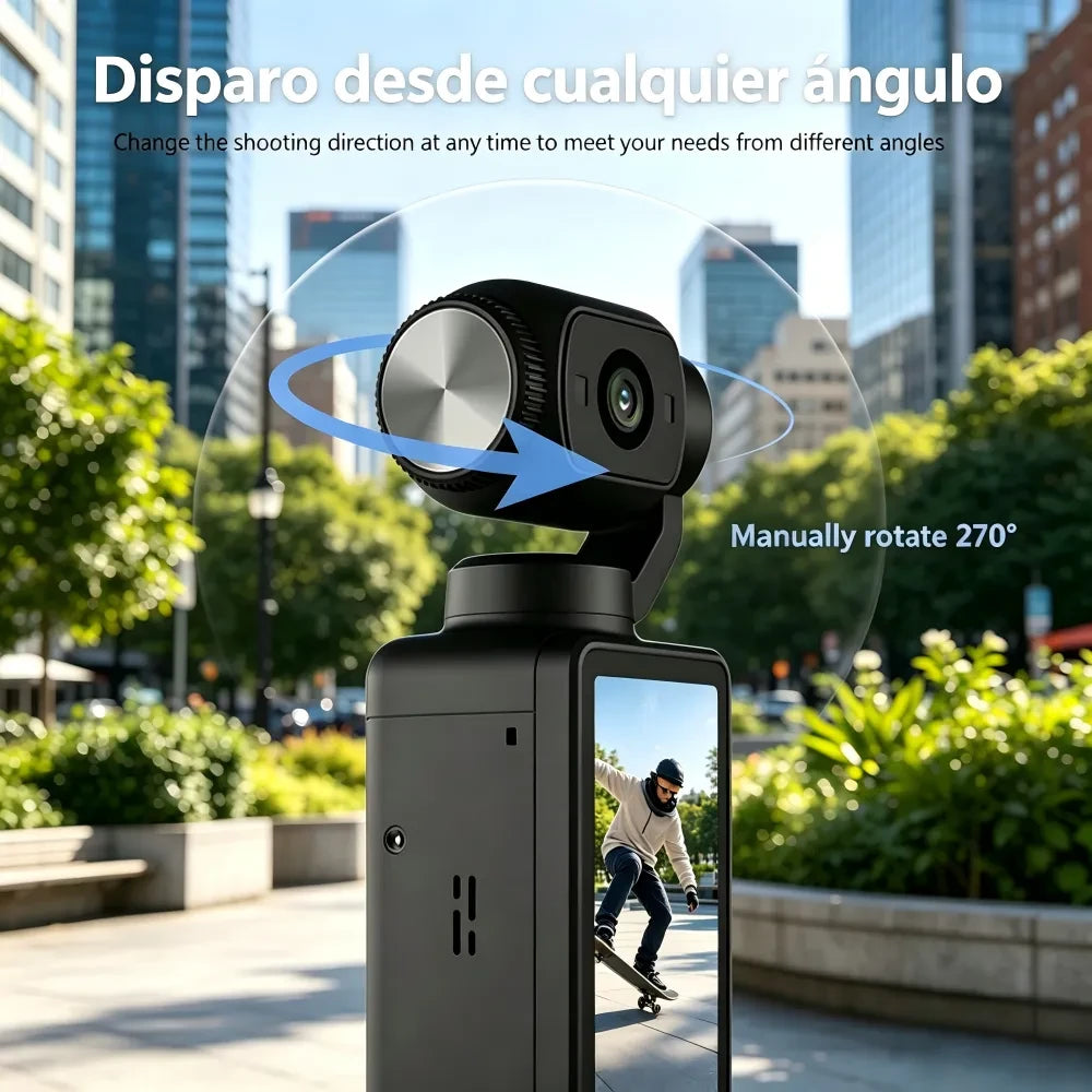 Grabar con el celular deja videos movidos y siempre del mismo ángulo.